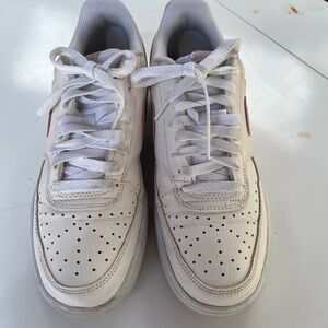 Nike White and Pink Sneakers